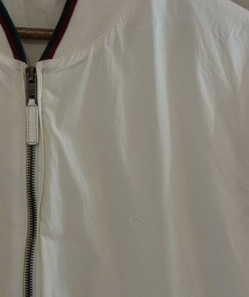 Gucci by tom ford 04aw classic colorway white cotton jacket