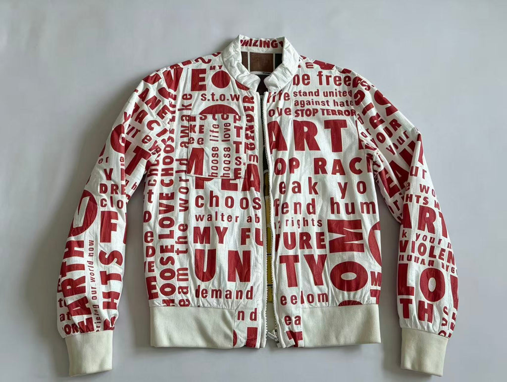 Walter Van Beirendonck 20FW W.A.R. Bomber Jacket
