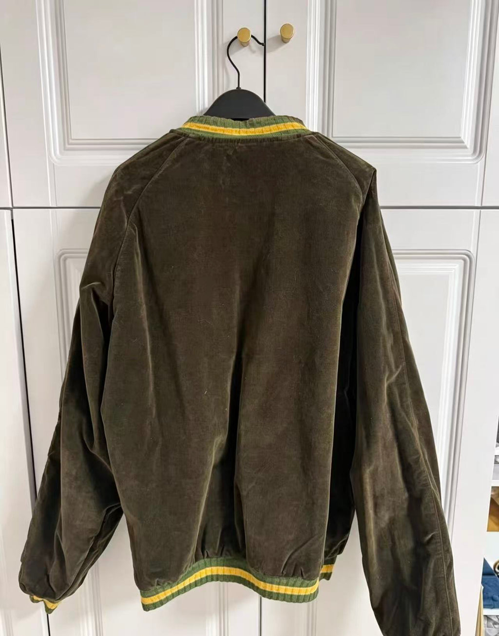 Kapital Rayon Stripe Souvenir Bomber Jacket