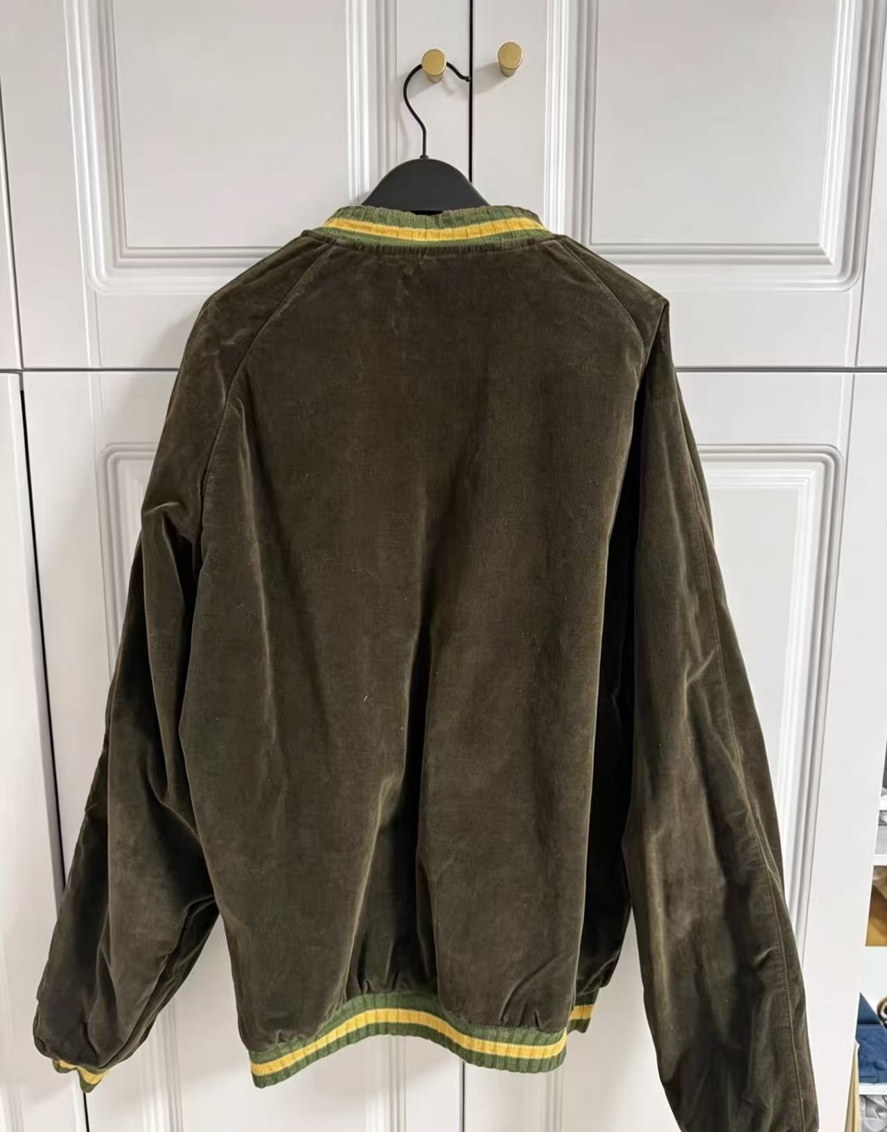 Kapital Rayon Stripe Souvenir Bomber Jacket