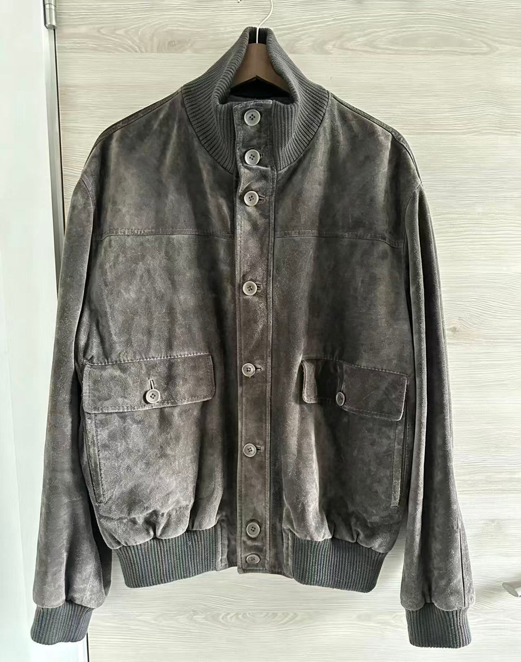 Gucci By Tom Ford 01aw A1 Suede grey Jacket
