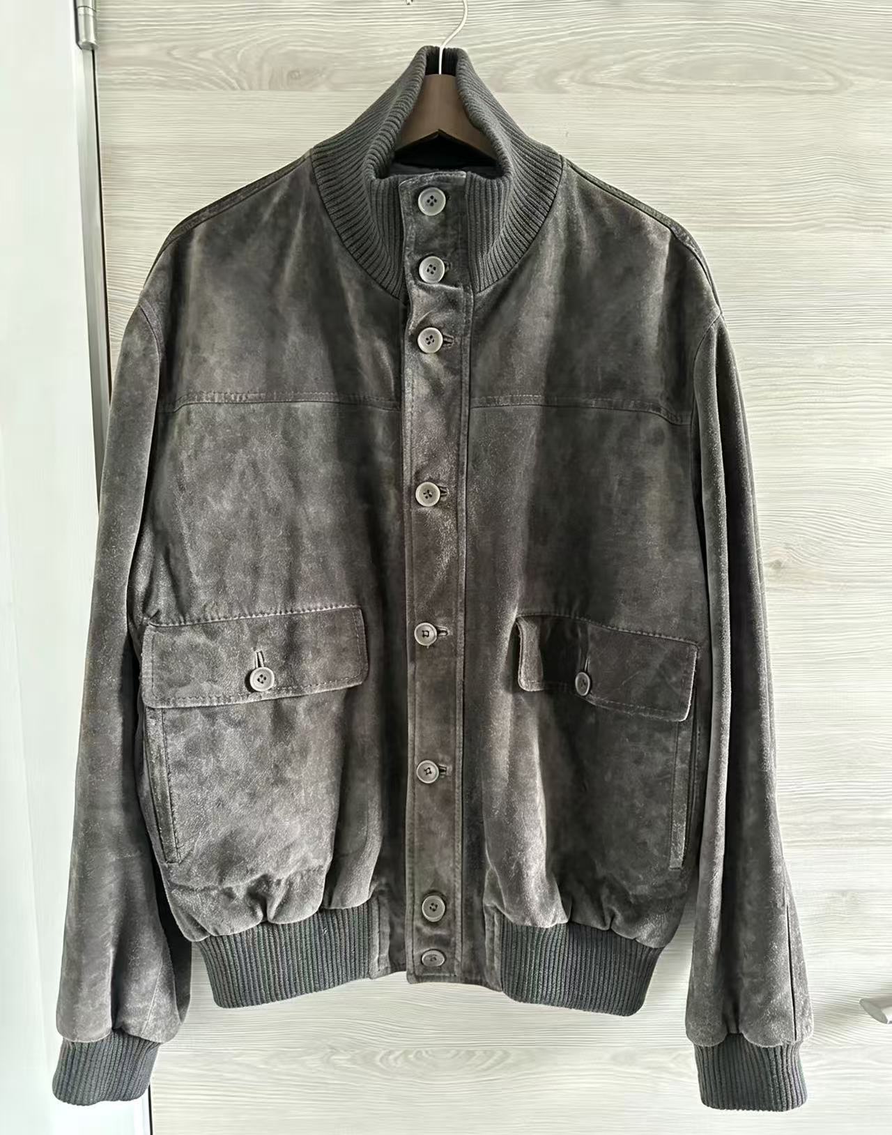 Gucci By Tom Ford 01aw A1 Suede grey Jacket