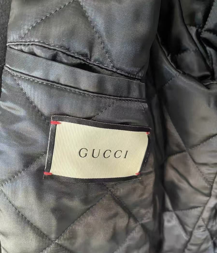 Gucci 2019 Three Little Pigs Wool Bomber Jacket