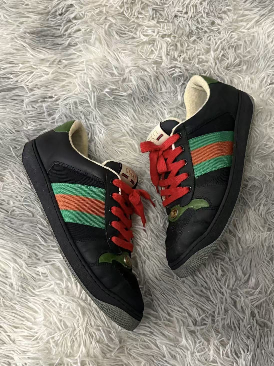 Gucci Screener Web Sneakers