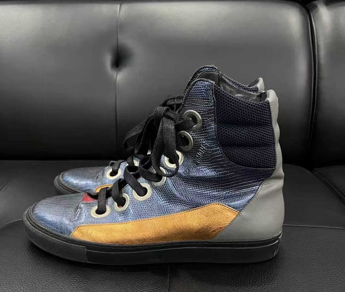 Raf Simons Sterling Ruby 14FW Hi Top Sneakers