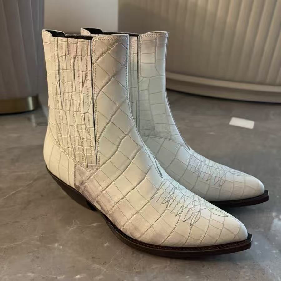 Celine 24SS Leather Western Boots