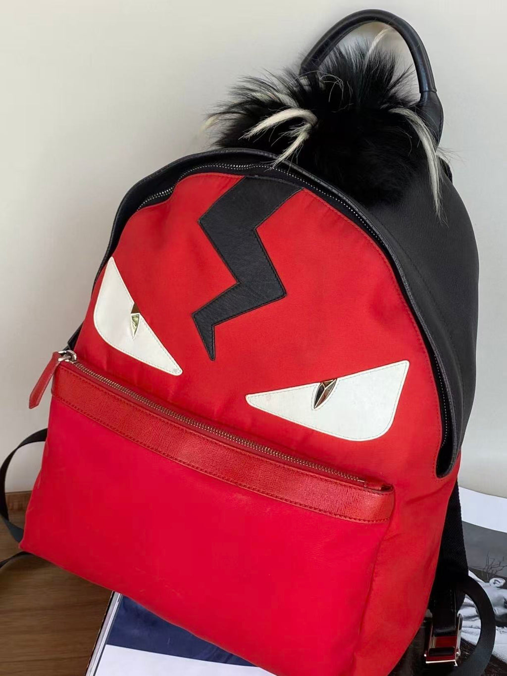 Fendi Monster Nylon Backpack