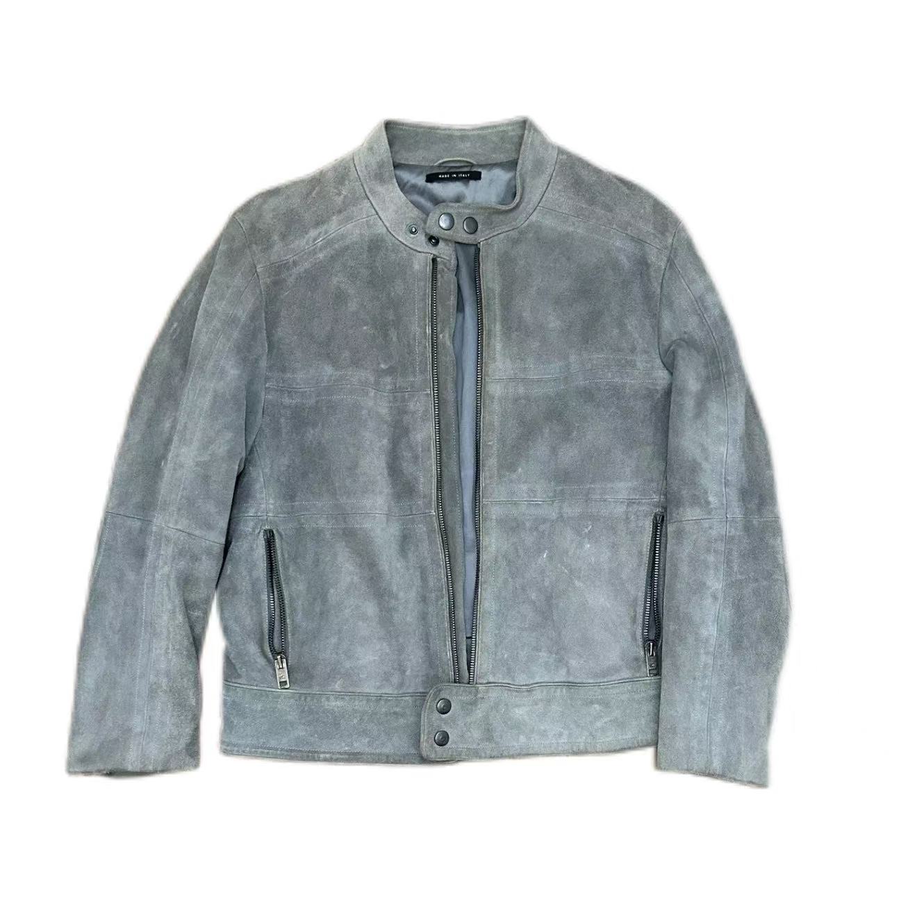 Gucci By Tom Ford Suede Biker Jacket