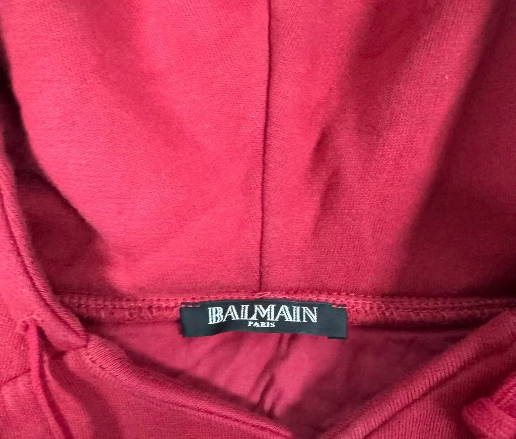 Balmain Zip Up Hoodie