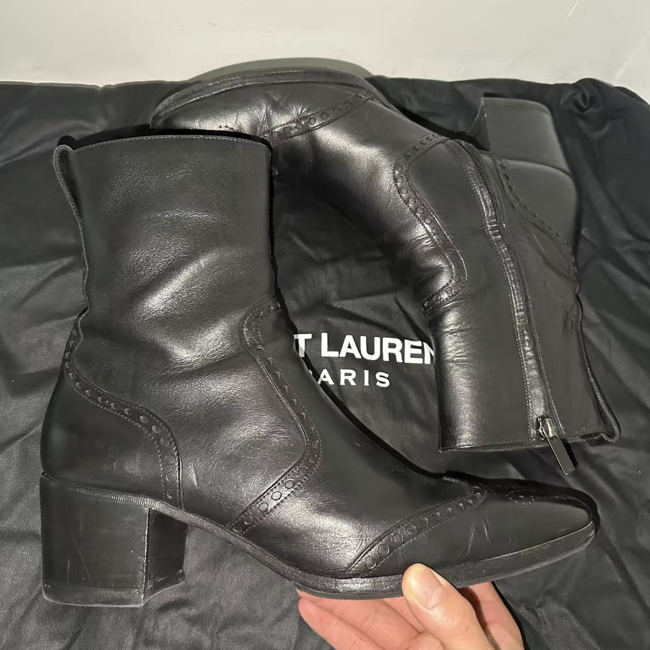 Saint Laurent 15FW Leather Boots