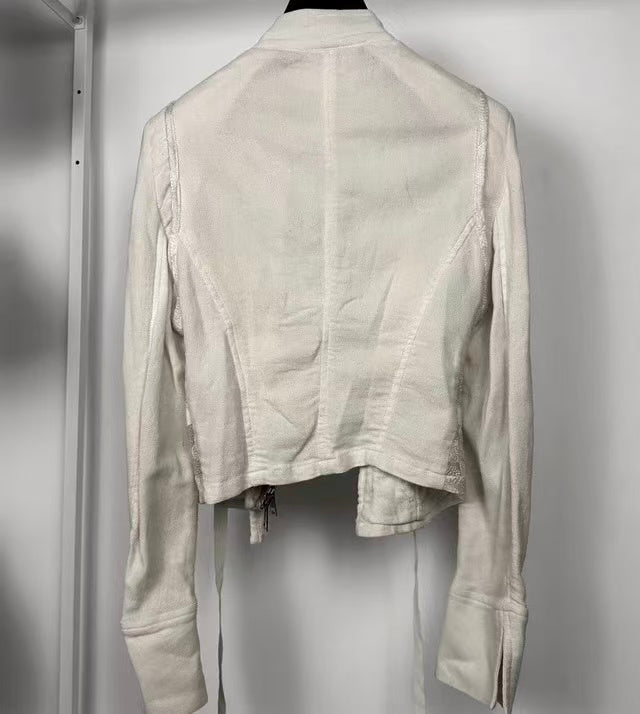 Ann Demeulemeester Cropped Lace Jacket