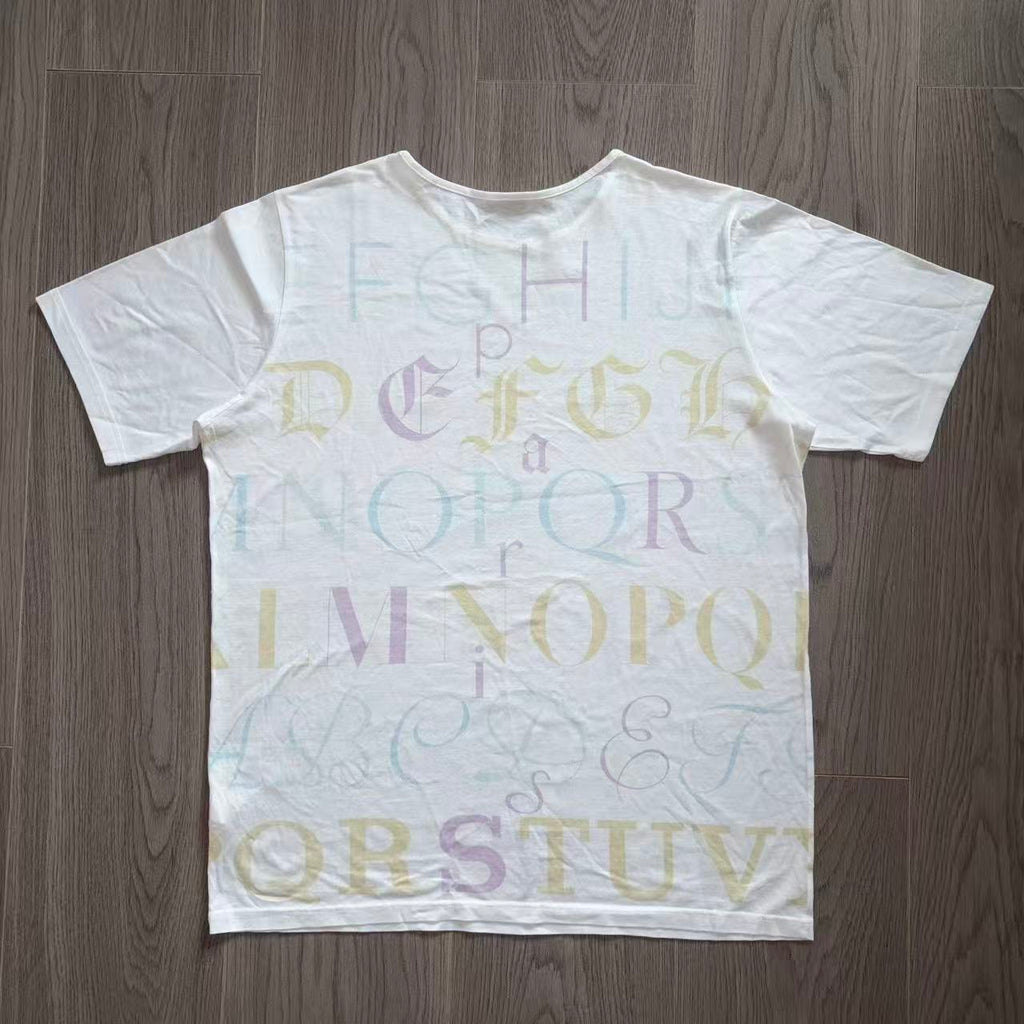 Hermes by Martin Margiela 90s Script Tee