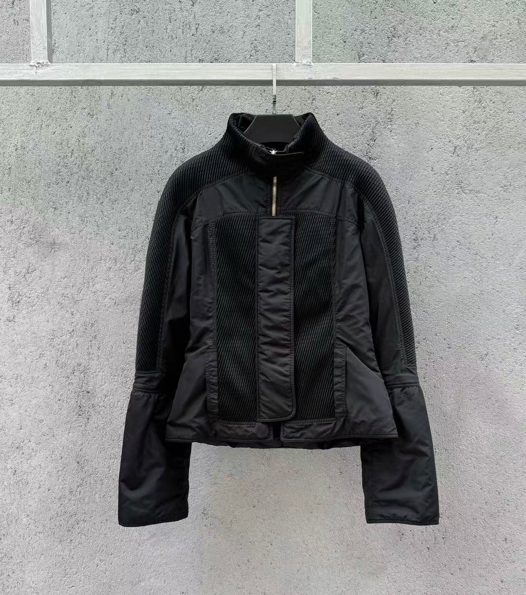 Gucci by Tom Ford FW2004 Flared Sleeves Textured Padded Puffer Jacket