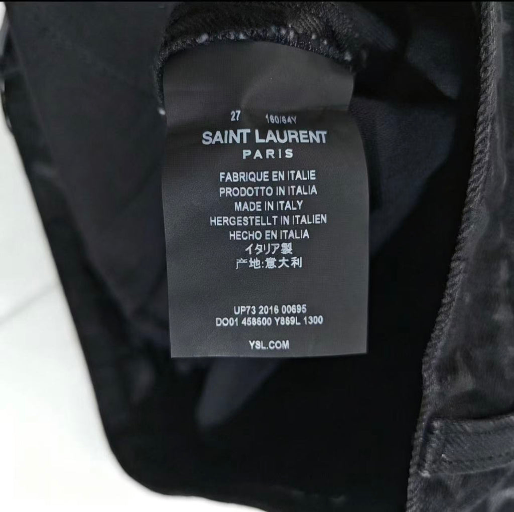 Saint Laurent Star Print D01 Jeans