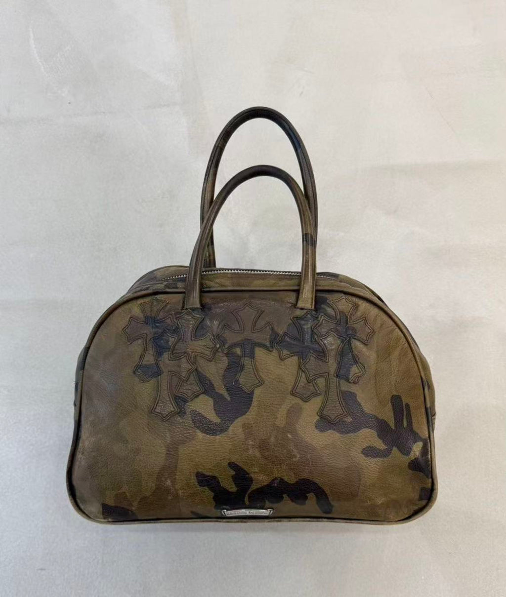 Chrome Hearts Leather Gym Bowling Bag