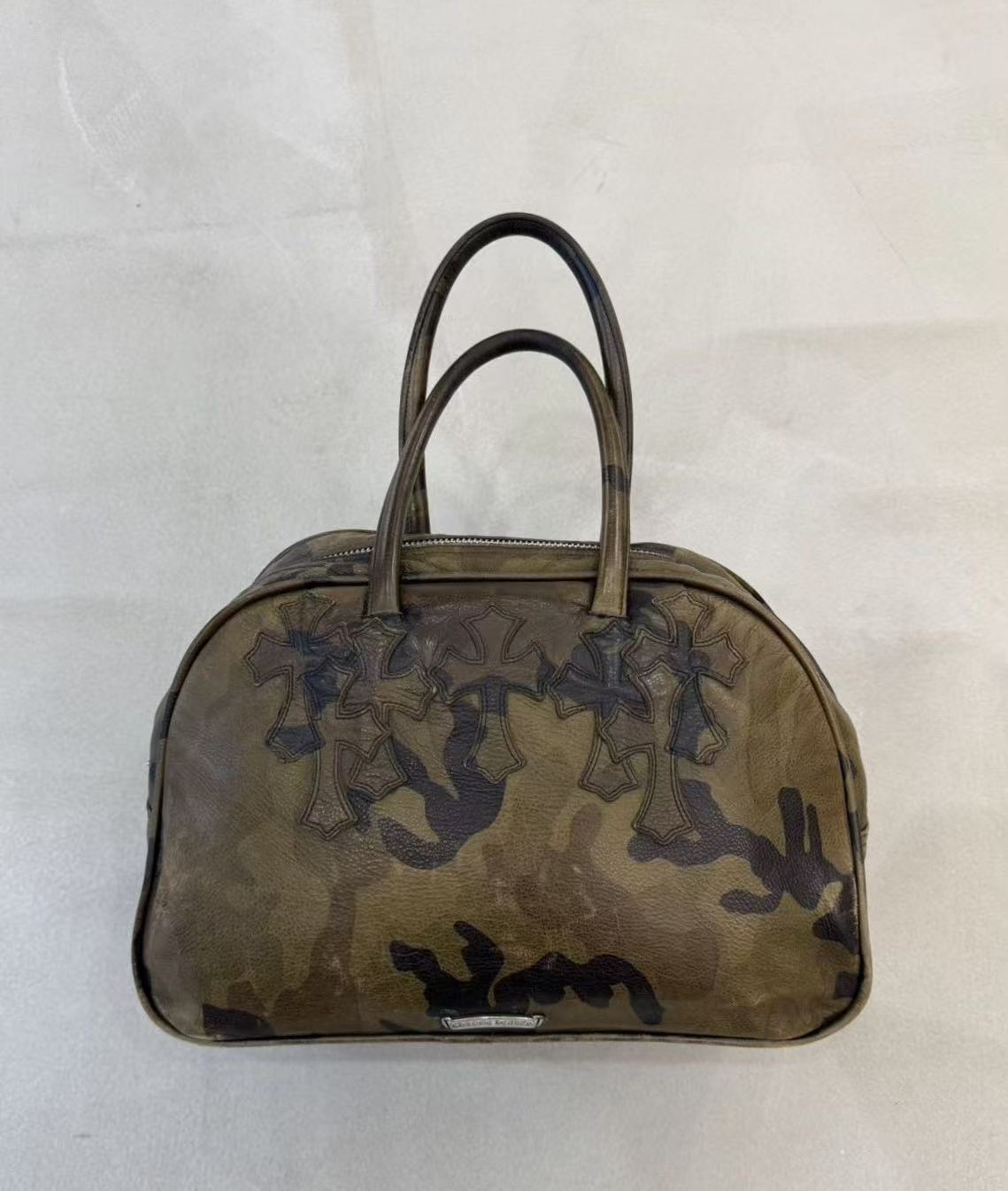 Chrome Hearts Leather Gym Bowling Bag