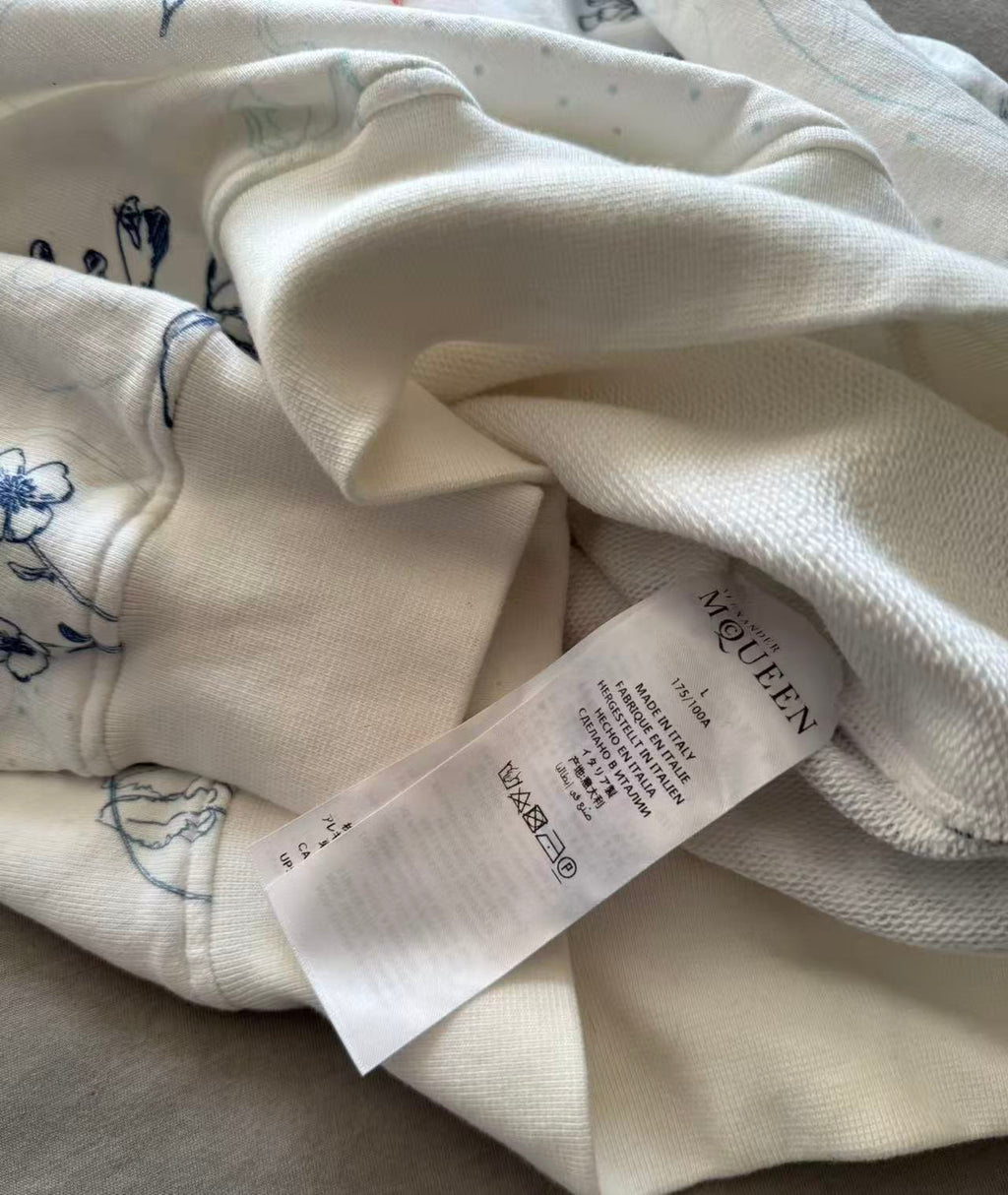 Alexander Mcqueen 17AW Explorer Print and Skull Sweatshirt
