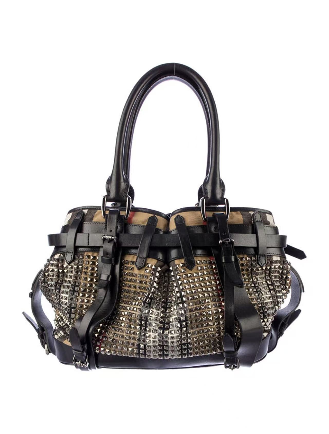 Burberry Prorsum 07AW Studded Laced Tote bag by Christopher Bailey