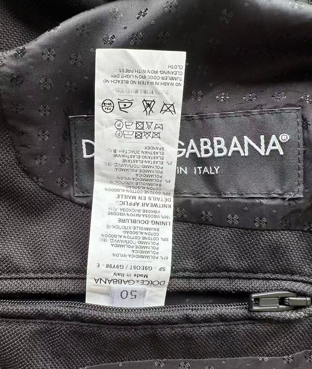 Dolce & Gabbana Macrame Embroidered Bomber Jacket