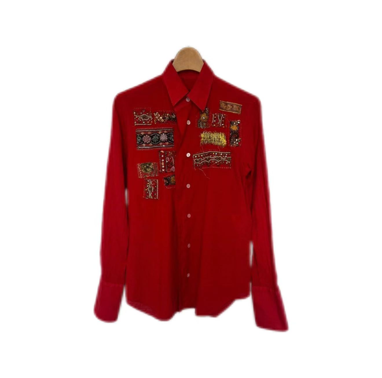 COMME des GARÇONS Beads Sequin Shirt