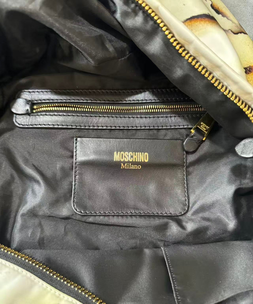 Moschino 14FW Cigarette Burn Backpack