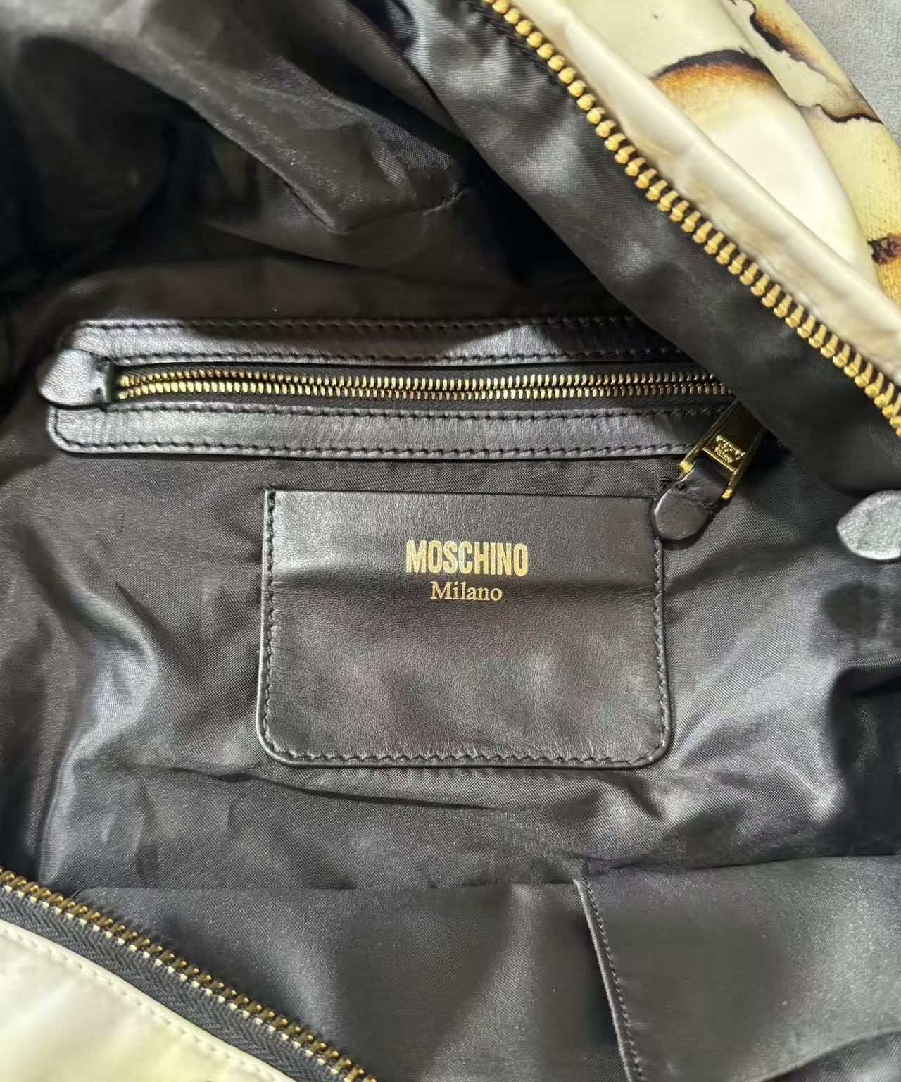 Moschino 14FW Cigarette Burn Backpack