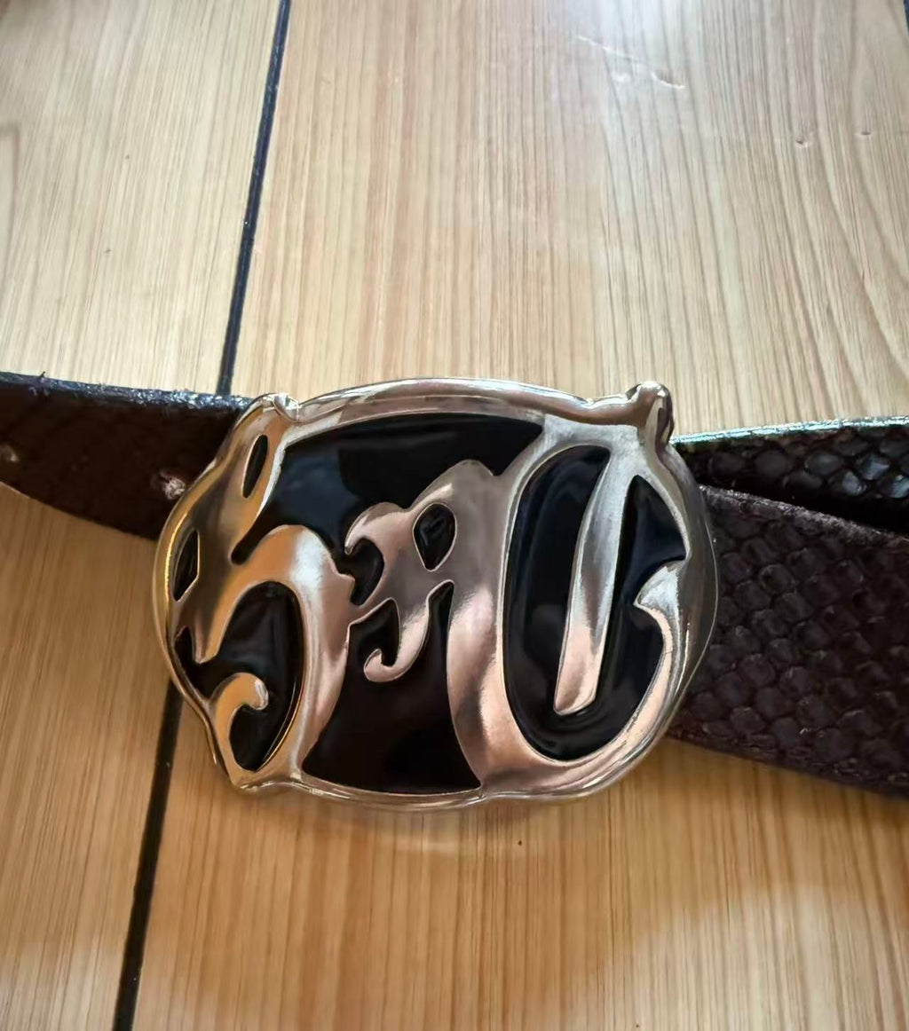 Dolce&Gabbana D&G Snakeskin Belt