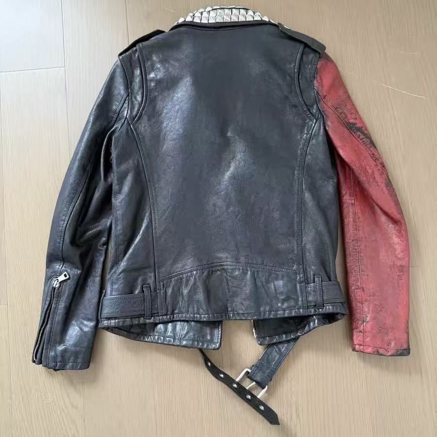 Balmain SS11 Studded Leather Biker Jacket