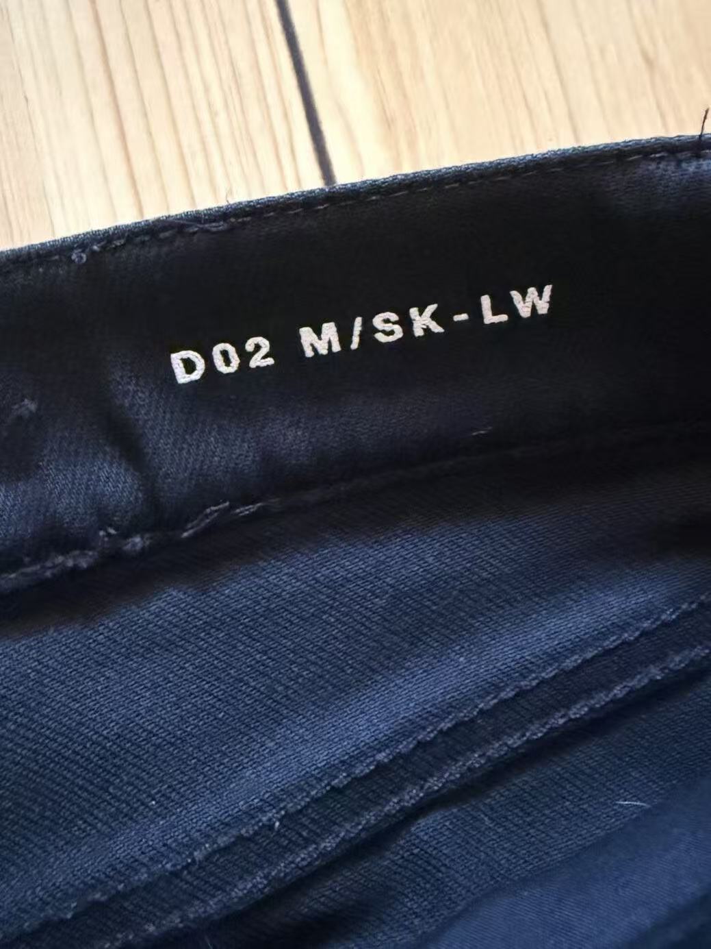 Saint Laurent Paris 5-Zip Biker Leather Paneled Denim Jeans