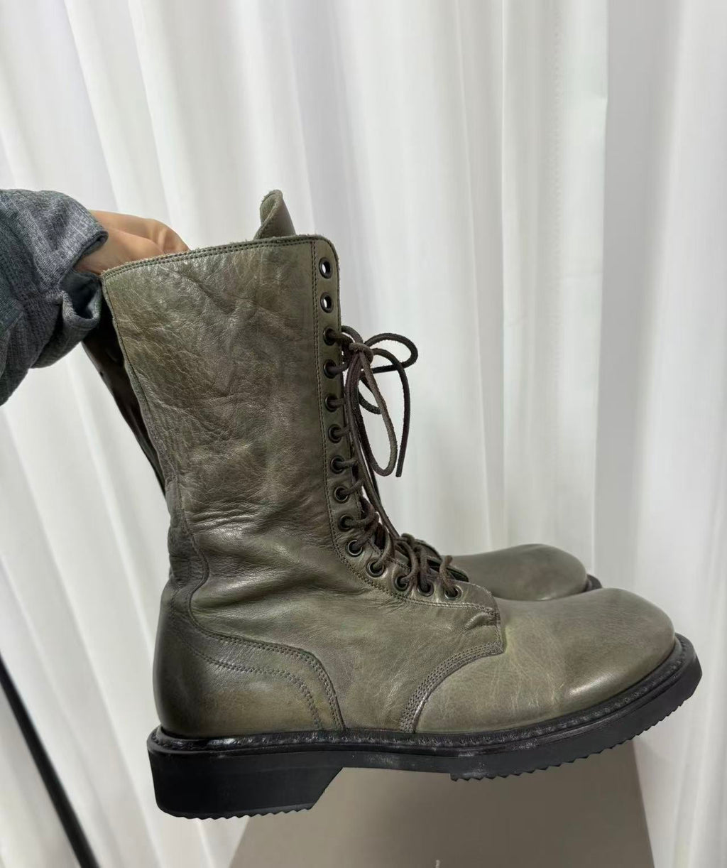 Rick Owens  combat boots