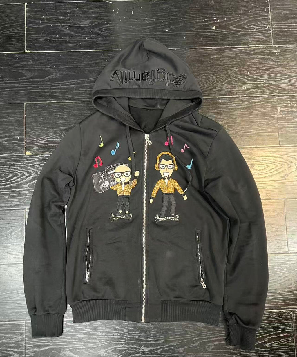 Dolce & Gabbana DG Family Zip Up Hoodie