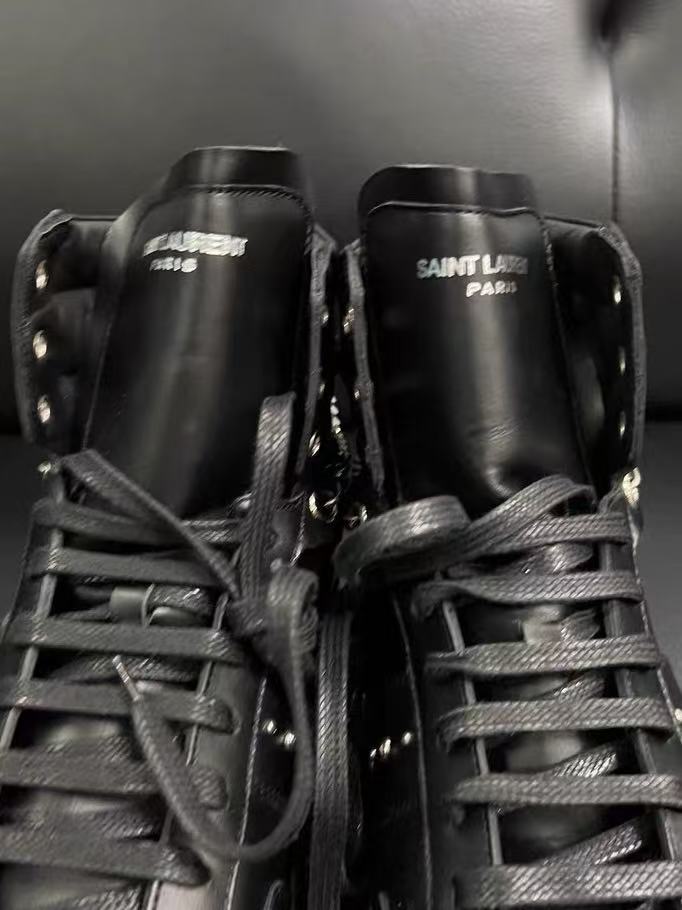 Saint Laurent SL-22 Studded High Top Sneakers