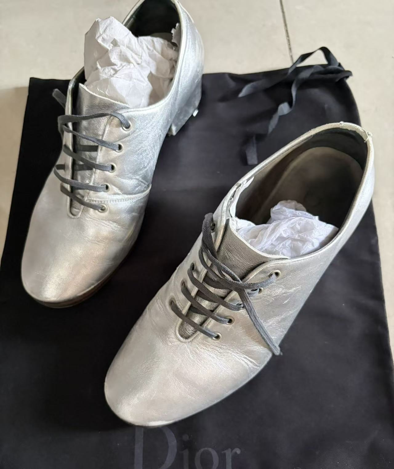Dior Homme 07ss Silver Tango Boots