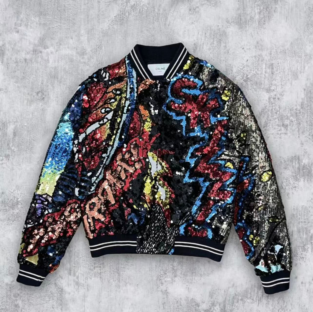 Celine 19SS Sequin Teddy Jacket