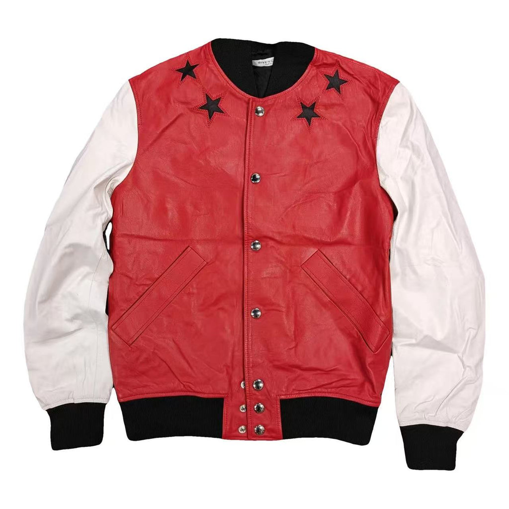 Givenchy Lambskin Star Varsity Jacket