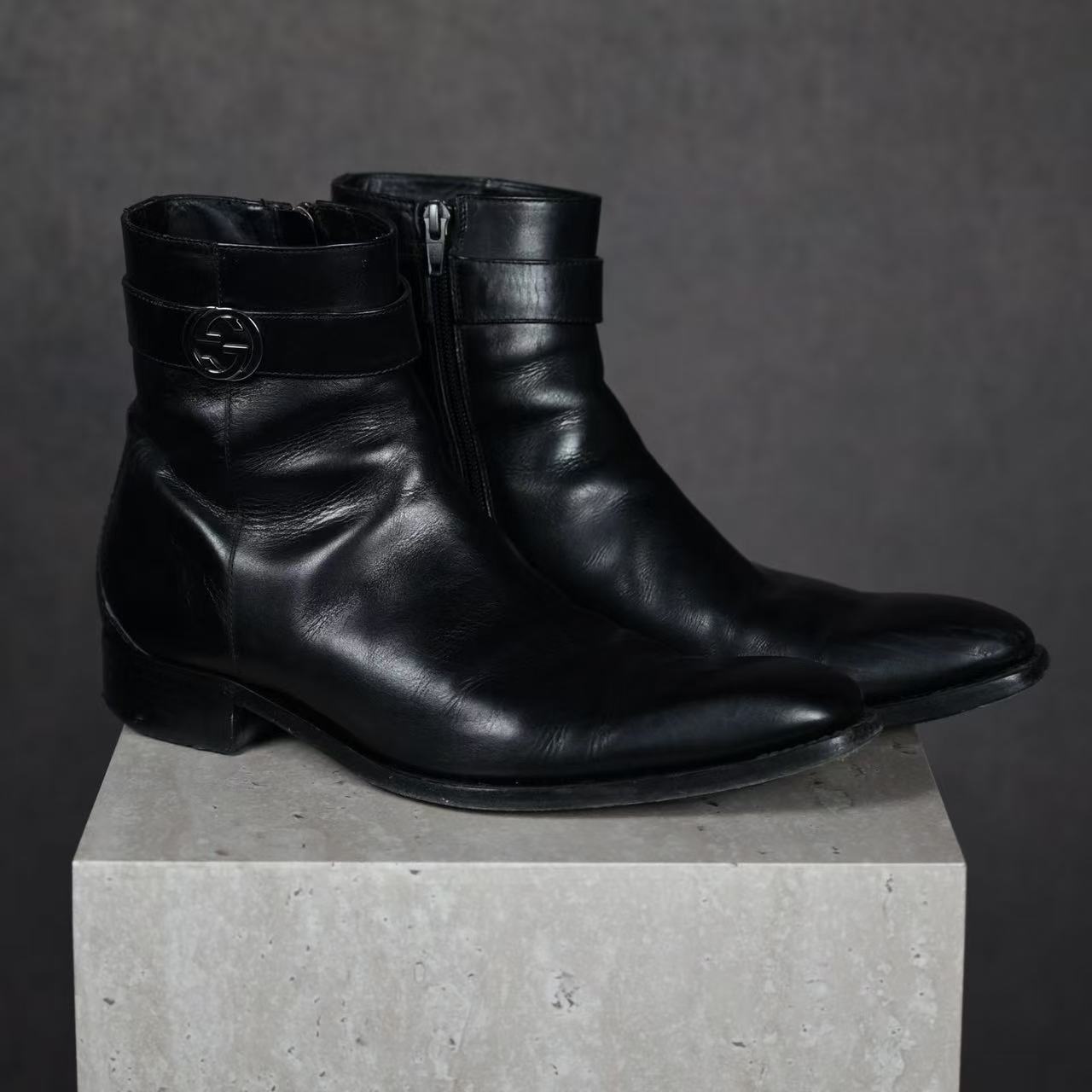Gucci By Tom Ford Leather Boots