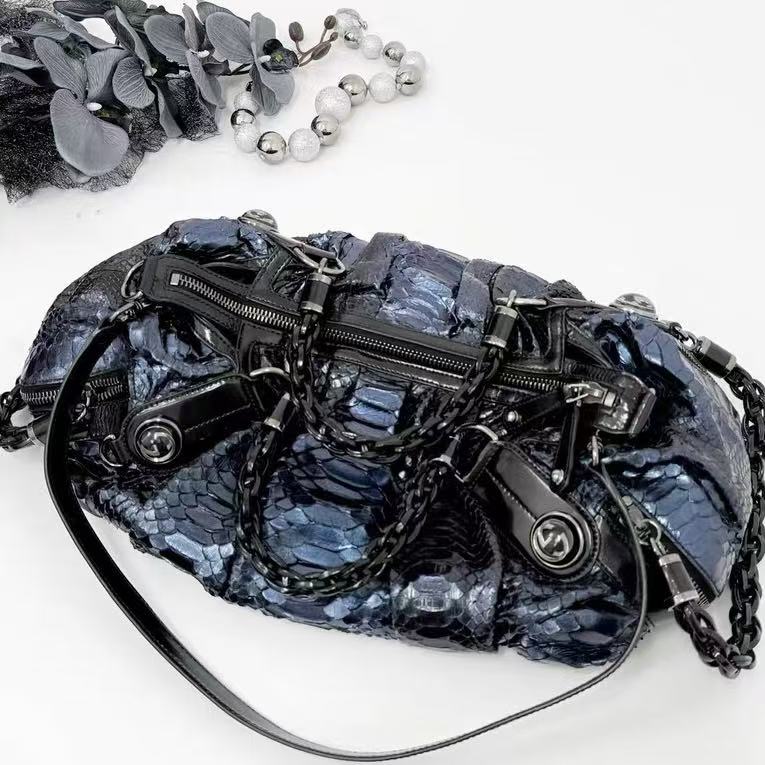Gucci 09FW Python Galaxy Handle Bag