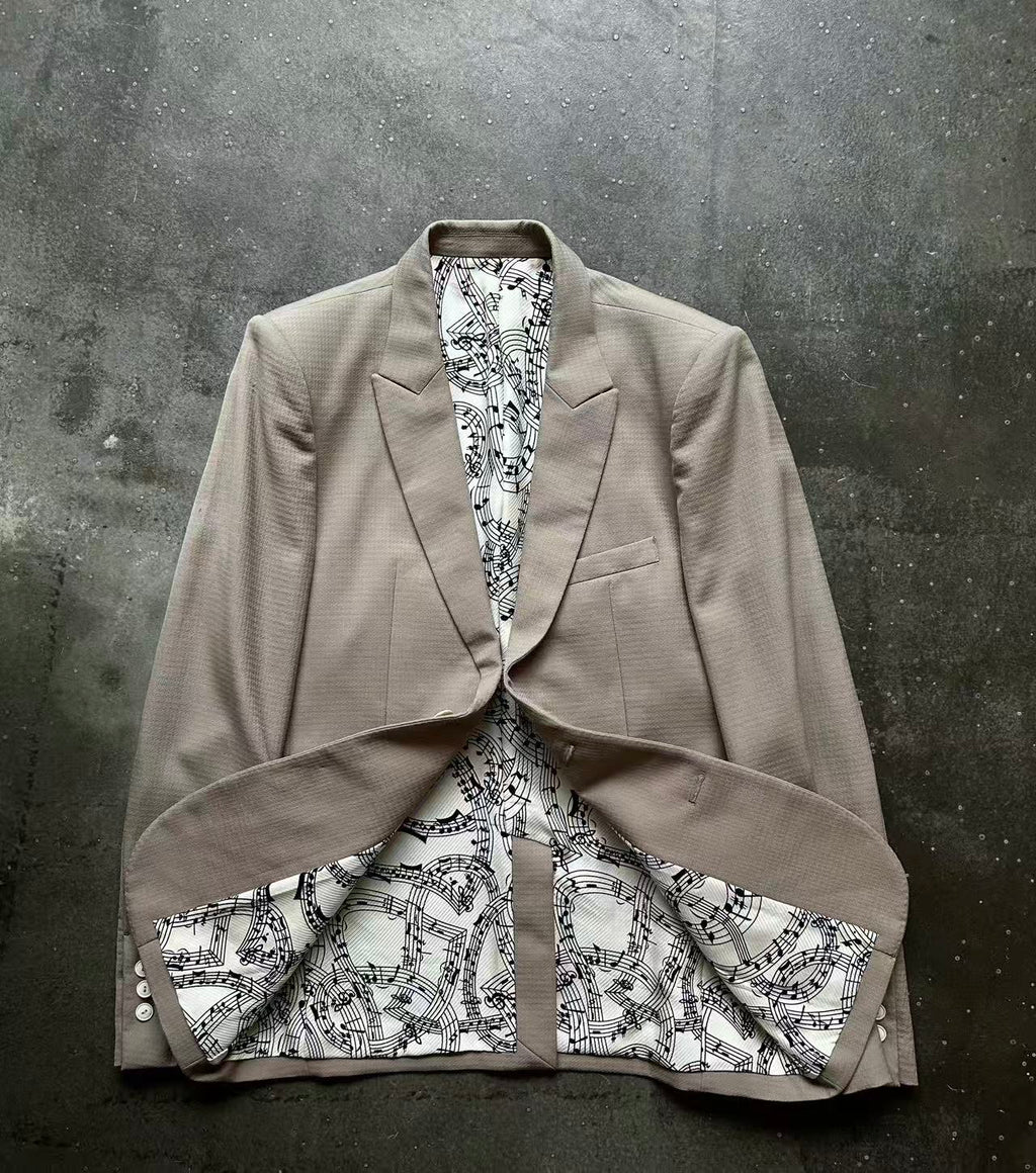 Number Nine 07ss About a Boy Notch Lapel Suit
