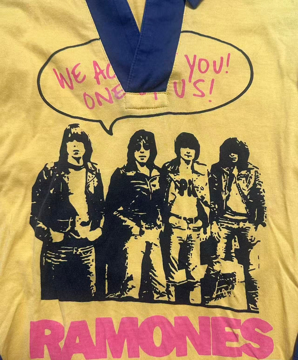 hysteric glamour ramones vintage polo shirt