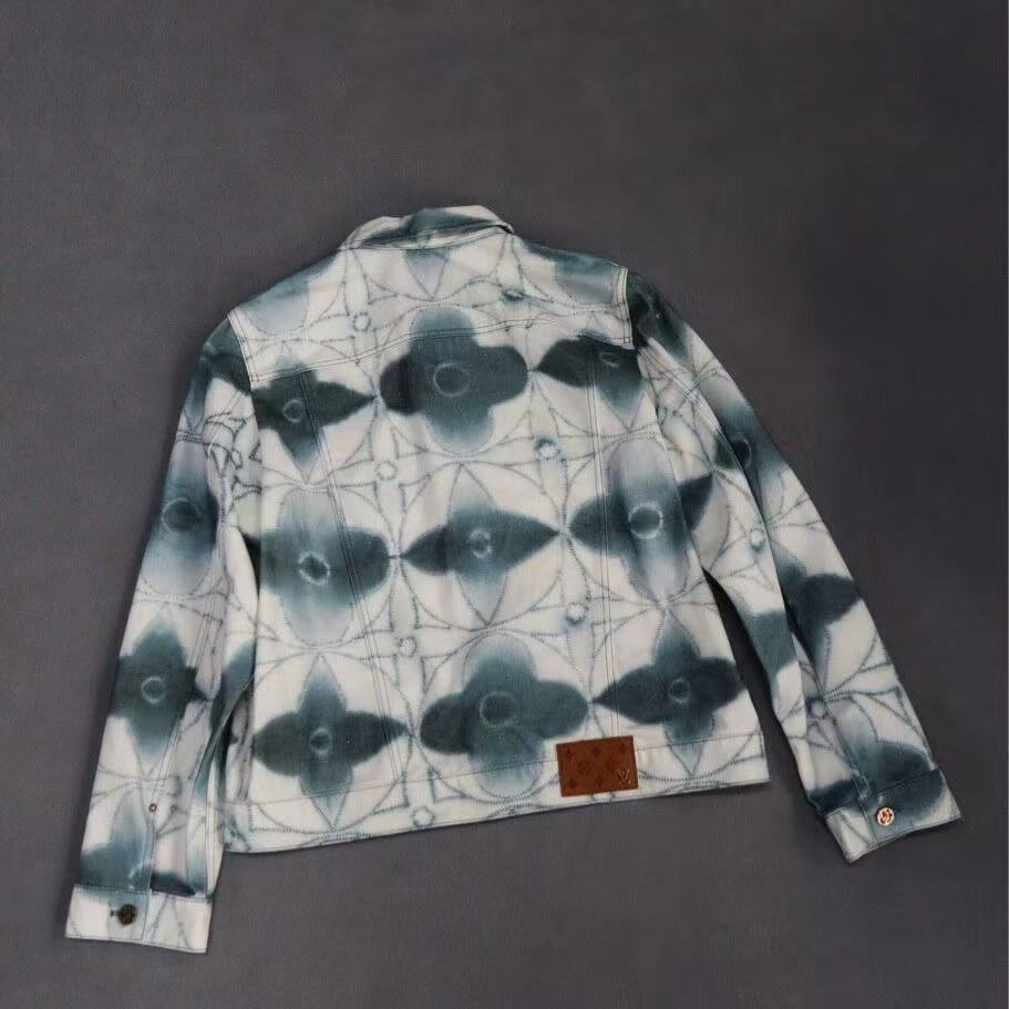 Louis Vuitton 23SS Monogram Shibori Printed Denim Jacket