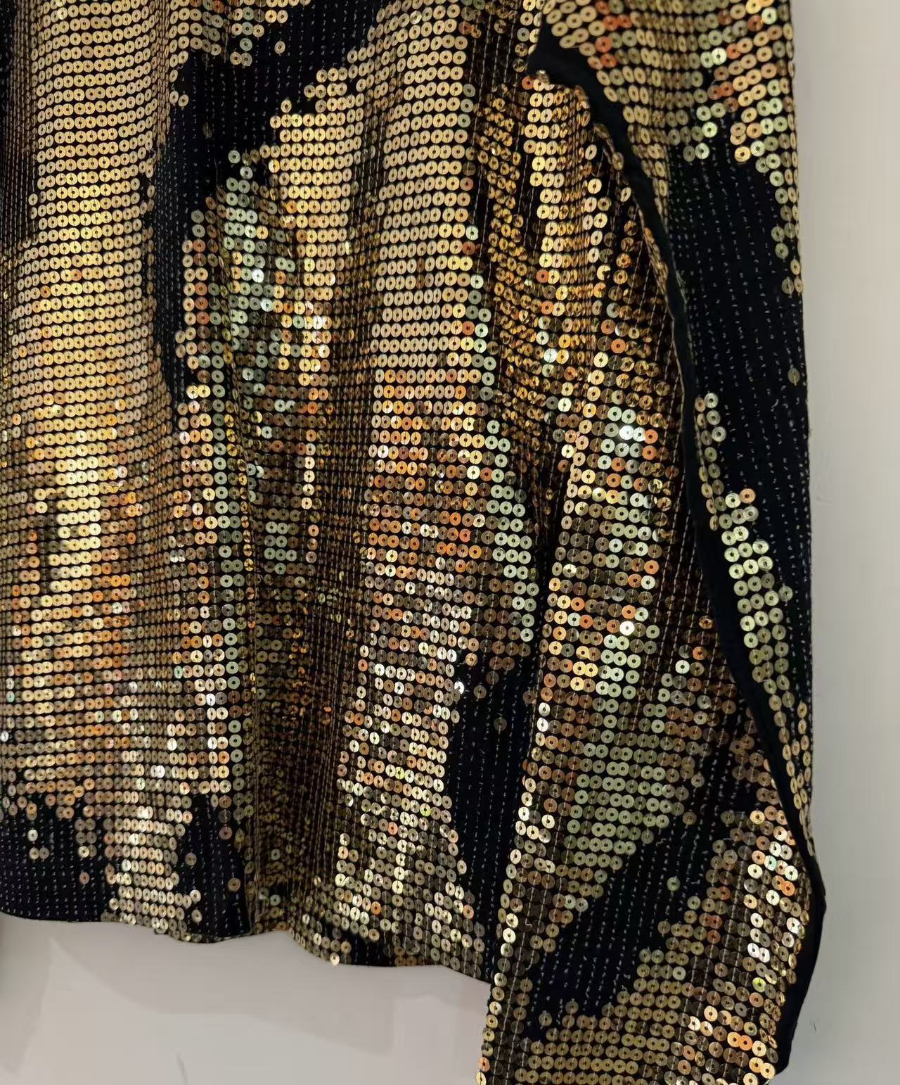 Balmain  Sequin Long Sleeve Shirt
