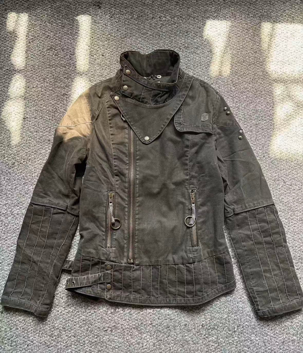 Diesel 06fw Asymmetric Rider Jacket
