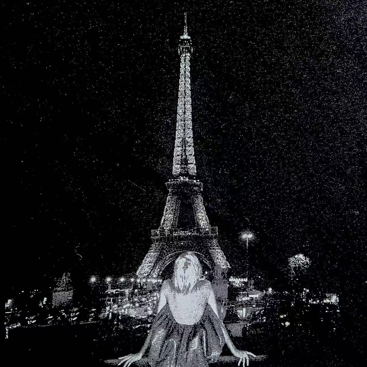 Saint Laurent Eiffel Tower Print Tee