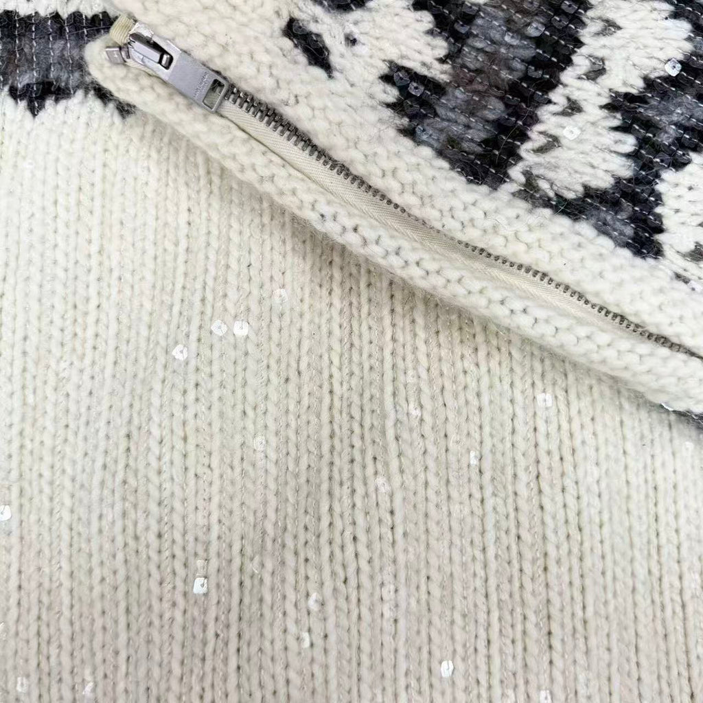 Saint Laurent 13FW Runway Sequin Sweater