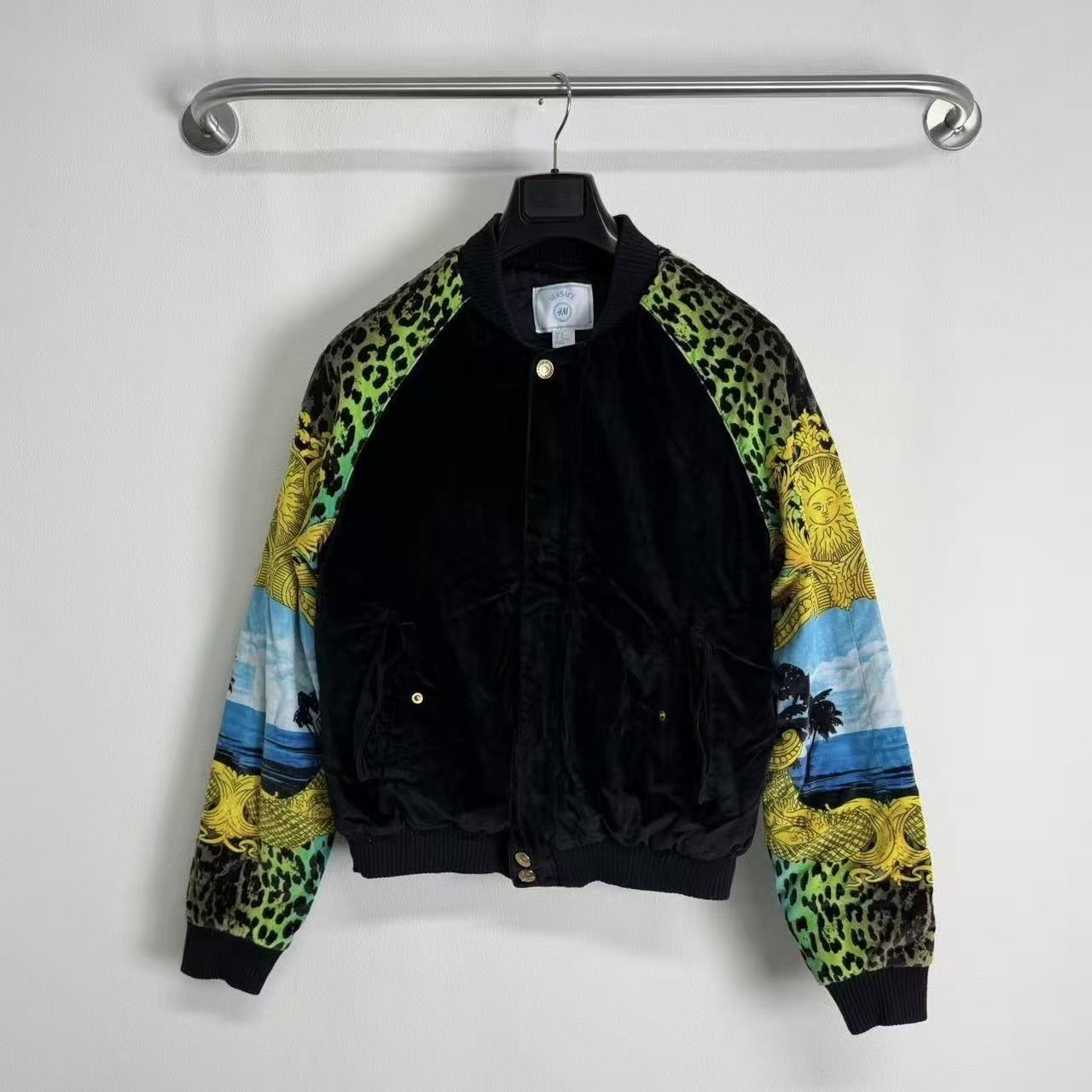 Versace x H&M 2011 Velvet Bomber Jacket