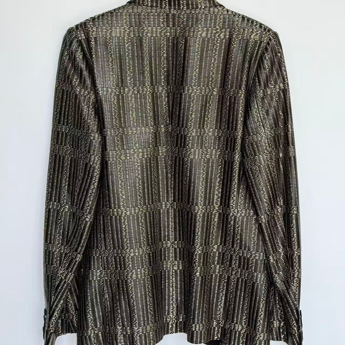 Gucci 12FW By Frida Giannini Check Pattern Blazer