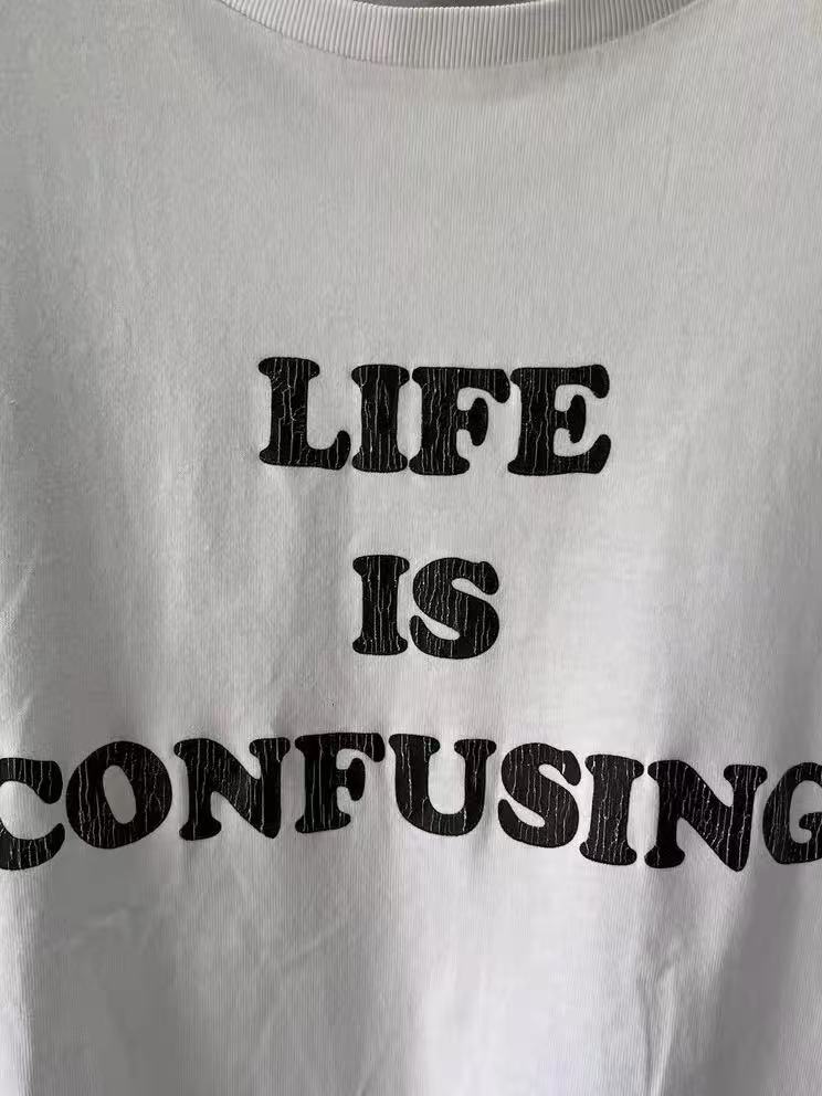 Number Nine 03SS Life Is Confusing Tee
