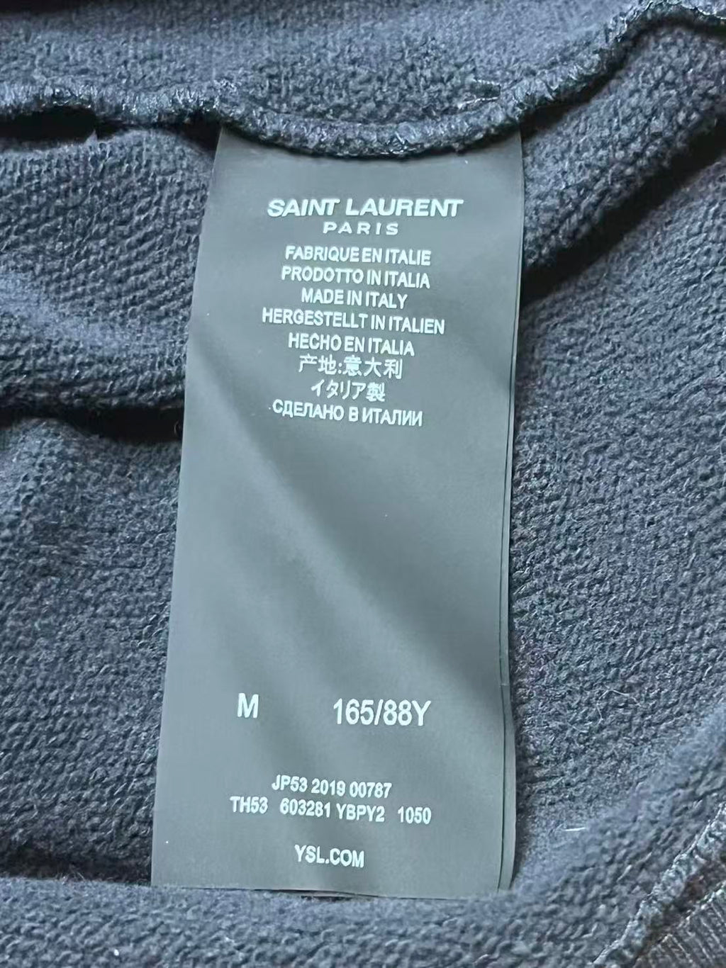Saint Laurent 19SS "Malibu" Hoodie