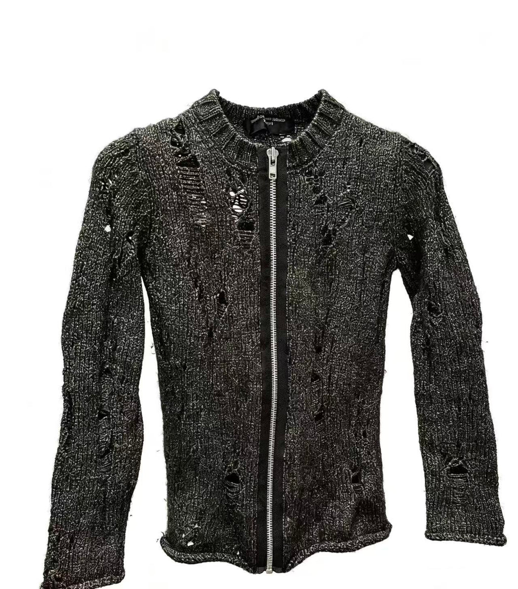 tricot COMME des GARÇONS 2004AW Knit zip up Jacket