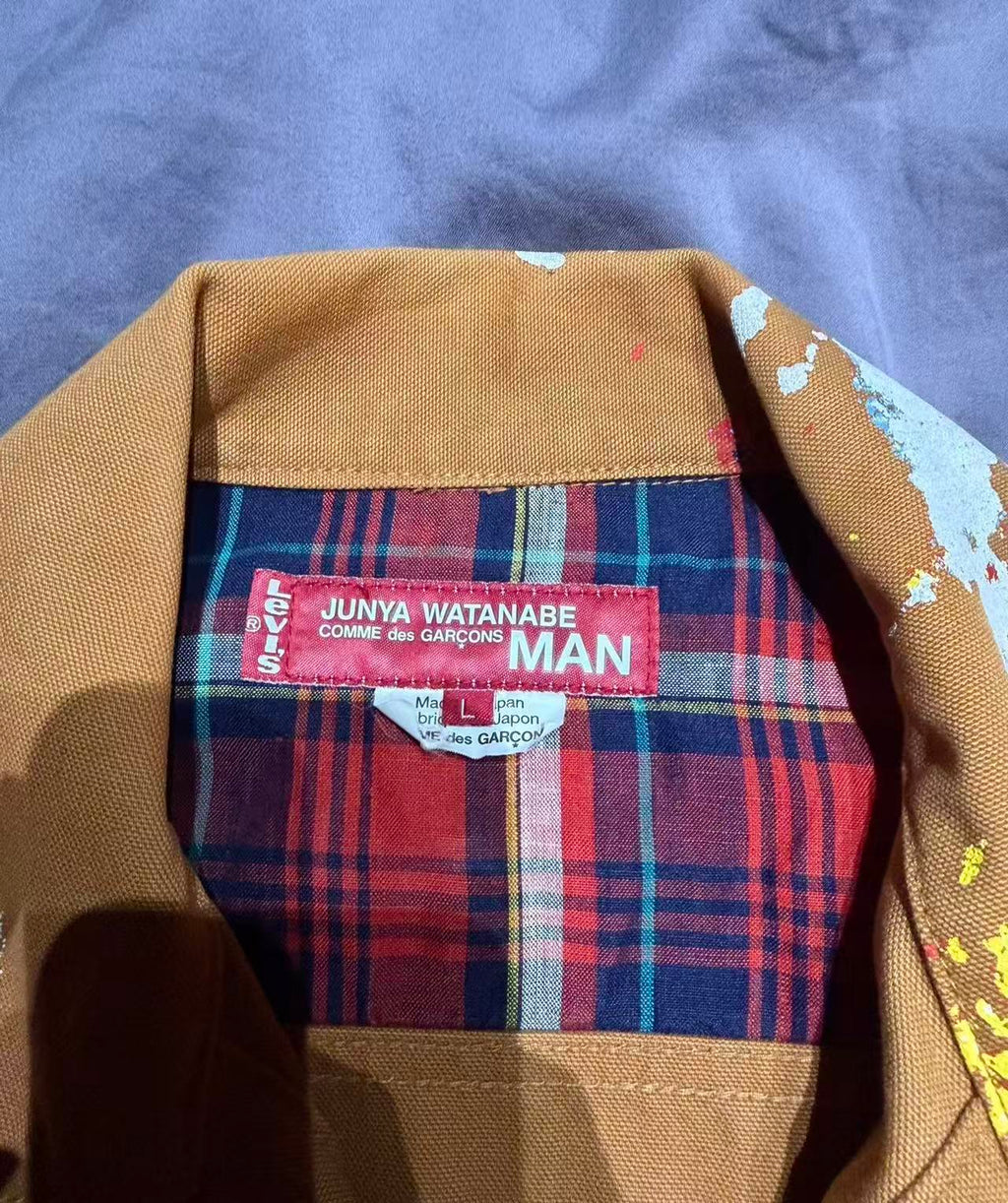 Junya Watanabe Man Levis Cotton Duck Print Jacket